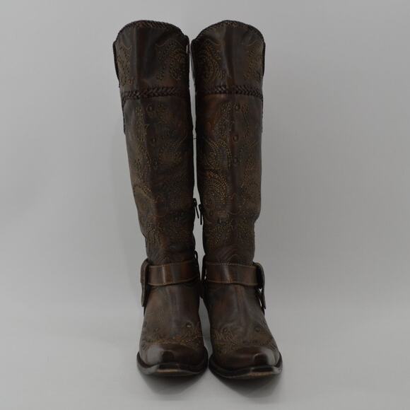 Corral Women's Sz 8.5 Whip Stitch Knee High Boots G1116 - Picture 4 of 15